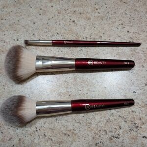 Burgundy Makeup Brush Set